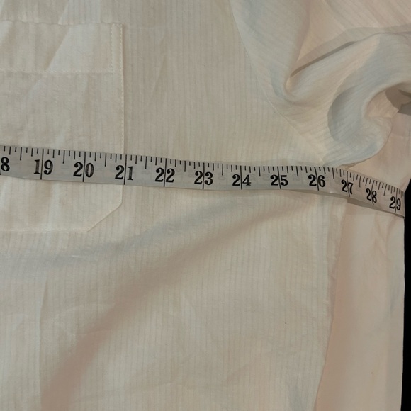 JENNI KAYNE The Beach Shirt Dress White Cotton Blend Button Down XXL - Picture 11 of 14